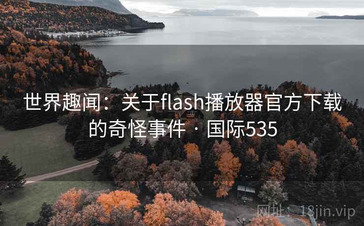 世界趣闻:关于flash播放器官方下载的奇怪事件 · 国际535 第2张 世界趣闻:关于flash播放器官方下载的奇怪事件 · 国际535 第2张