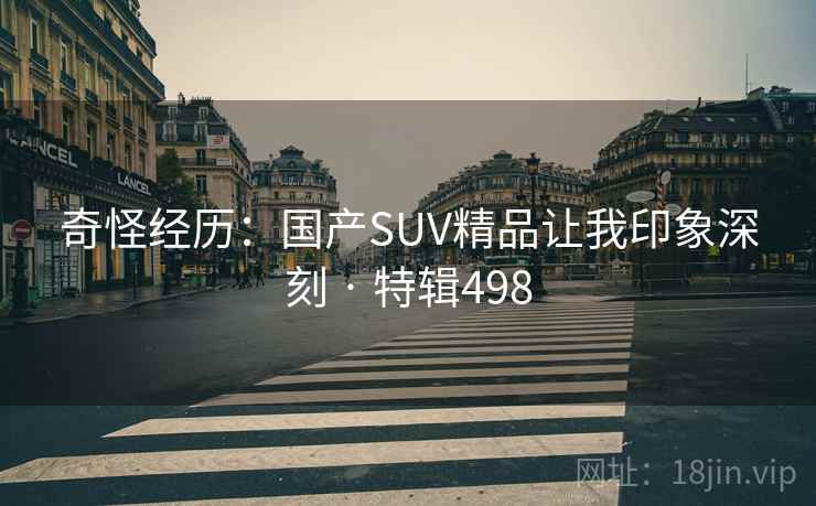 奇怪经历：国产SUV精品让我印象深刻 · 特辑498  第1张